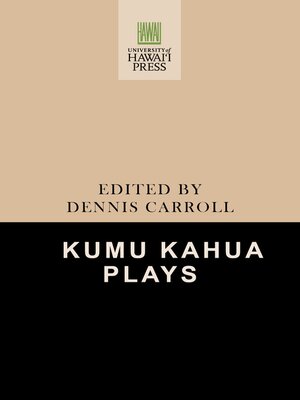 Kumu Kahua Plays - ebook